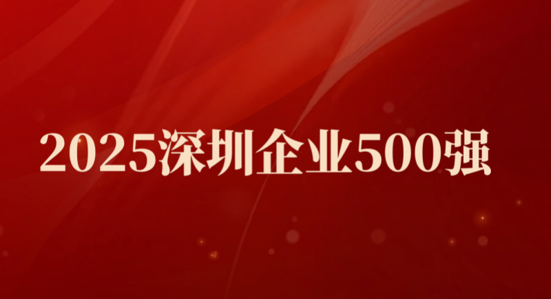 汇洁股份蝉联“深圳企业500强”榜单